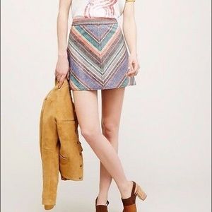 Free people mini skirt